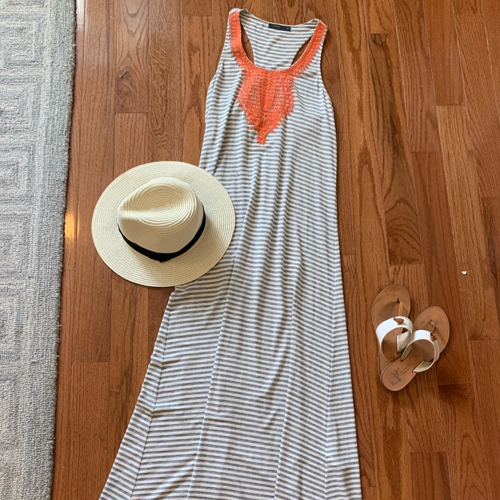 THML Summer Maxi Dress - Embroidered